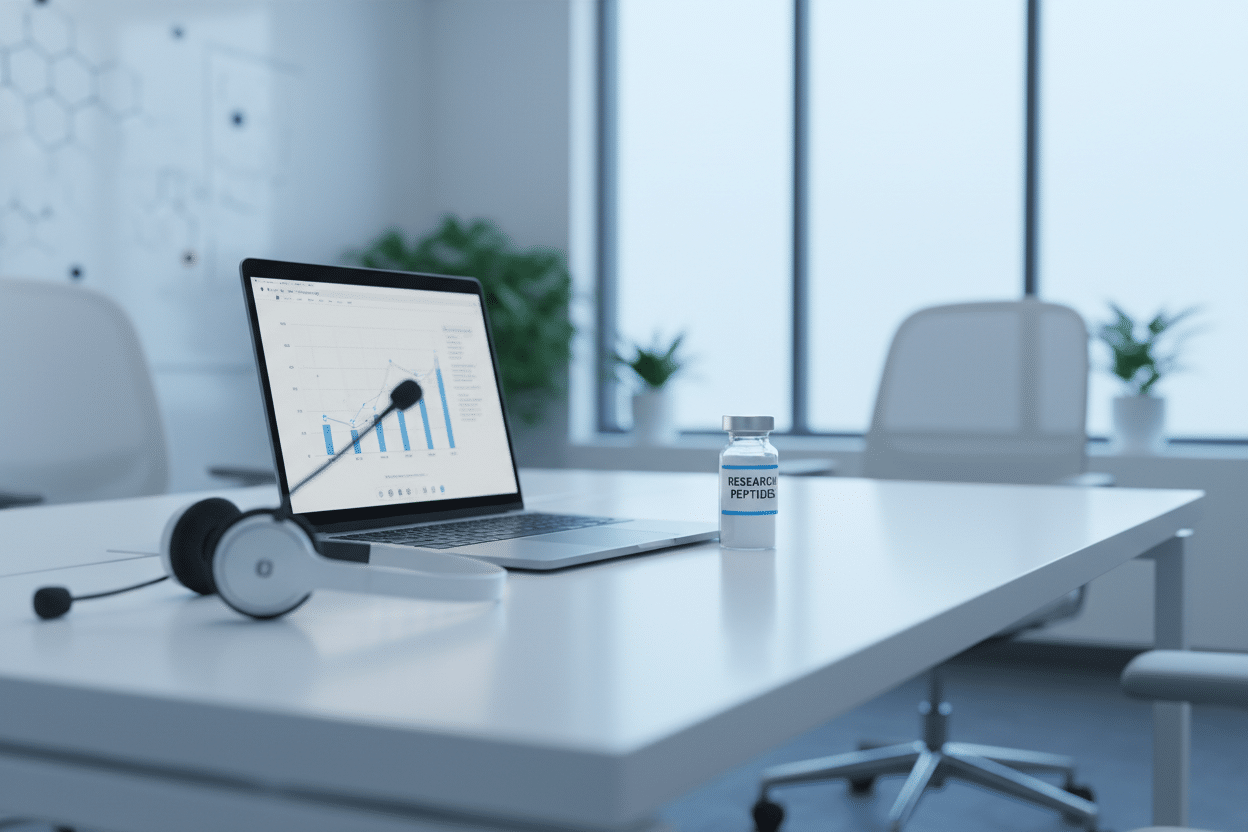 Contact research peptide supplier for technical support and order inquiries